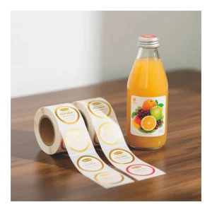 Water Bottle Sticker Label Custom Logo Sticker Packaging Labels