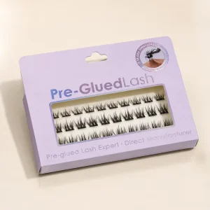 Waterproof C Curl Eyelash Clusters Empty Lash Cluster Tray Packaging Box Factory Direct Custom Packaging Service