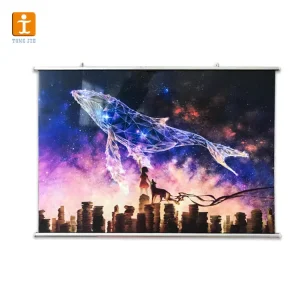 Waterproof Custom Printing Mini Wall Magnetic Scroll Painting Poster