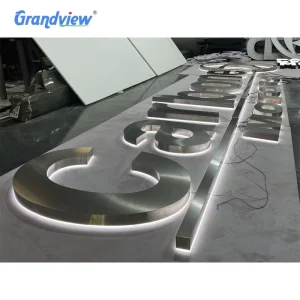 Waterproof LED 3D Acrylic Logo Sign Customizable Energy Saving Modern Branding Solution for Retail&Commercial Spaces