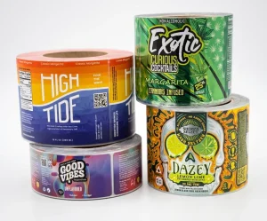 Waterproof Vinyl Roll Label Stickers Custom Logo Printing Factory Direct Supermarket Retail Price Discount Sale Promotion Labels