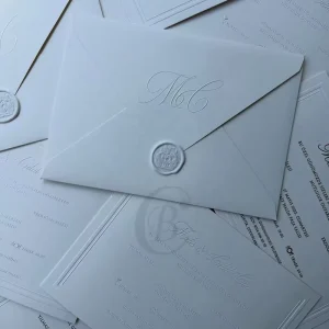 Wedding Invitations Embossed Decor Small Batch Customization for Boutique Wedding Supplies