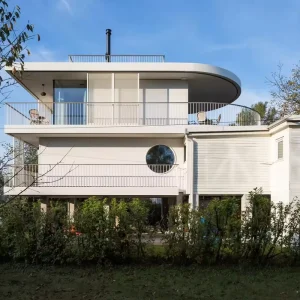 White Modern Architectural Design Villa 3D Max Rendering Conceptual Schematic Plan House Home Customized Plan Services