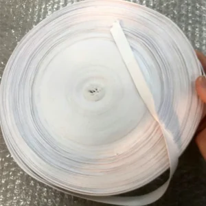White Sublimation Polyester Printing Blank Ribbon Webbing Lanyard in Rolls Raw Material