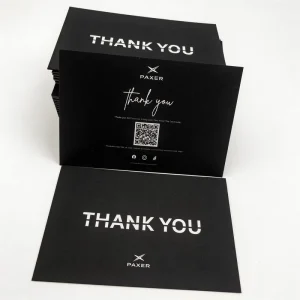 Whole Sale Handmade Thank You Greeting Cards with Custom Logo Offset Paper & Offset Printing Business Cards Display