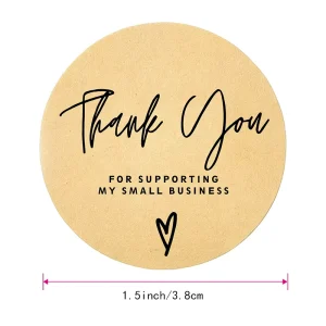 Wholesales Waterproof Sticker Label Printing Logo Sticker Roll Circular Brand Logo Sticker Packaging