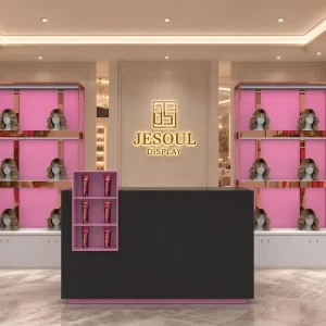 Wig Salon Furniture Wig Display Stand Mannequin Head Hair Extension Display Showcase Reception Counter
