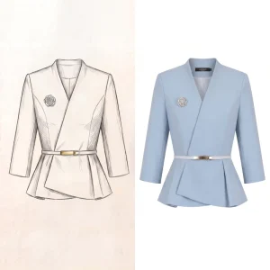 Womens Suit Sets Ladies Office Wear Piece Formal Dress Image Apparel OEM ODM