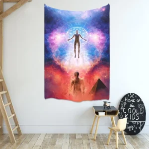 Wonderful Printing Polyester Printed Wall Poster Custom Designs