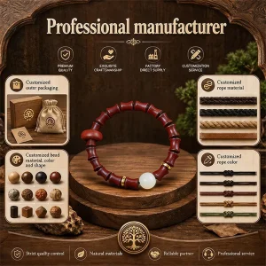 Wooden Bead Aromatherapy Bracelet