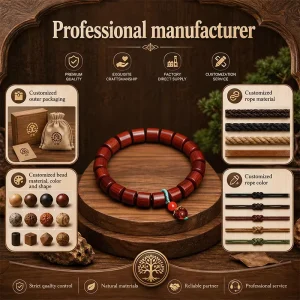 Wooden Bead Bracelet Diy Beads Manufacturer Jewelry Aromatic Chinese Fancy Aromatherapy Bracelet