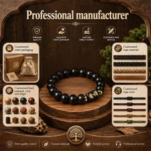 Wooden Bead Bracelet Fragrance Bulk Beads Look Vintage Hand Fashion Beaded Aromatherapy Bracelet