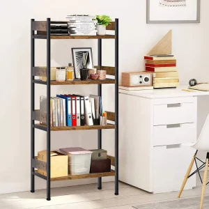 Wooden Storage Rack Adjustable Height Board Wardrobe Bedroom Storage Rack Multi layer Home Display Rack Corner Bookshelf