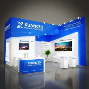 Wooden Trade Show Display with Meeting Room Easy to Assemble and Reuse
