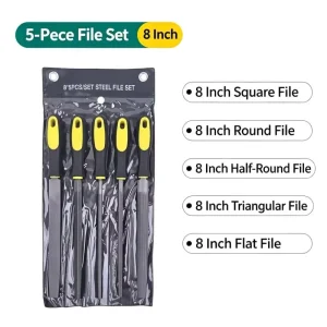 Woodworking Tools Manufacturer High Carbon Steel File Half Round Flat Rasp and Files Kit Set