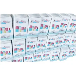 Wristbands One Whole Box 100 Pieces Roll Box Soft Waterproof for Zebra Printer Barcode Thermal Transfer Printing Custom Logo