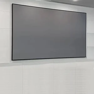 Y-120 100 Inch 0.8 Gain ALR Screen for UST Projector Ultra Short Throw CBSP PET Crystal Fixed Frame ALR Projection Screen