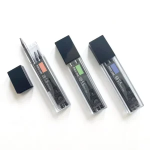 ZHUOPIN OEM 5.6mm 2B Graphite Black Pencil Lead 90mm High-Purity Core 3Pcs Artist Sketching Drafting Pencil