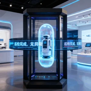 ZhuXin OEM AI-Powered Interactive Holographic Display for Retail with Gesture Recognition and Digital Kiosk Functions