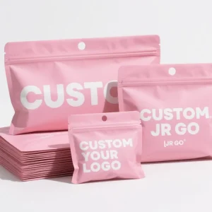 Zip Lock Custom Gravure Printed PE Moisture & Smell Proof Food Grade Flat Bottom Mylar Bags For Edibles