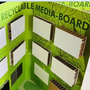 factory Custom Printed Paper Display Board for POP Display Board for Trade Show Display Board